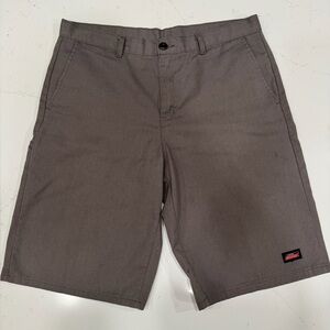 Dickies Men's Gray Flat Front Work Shorts